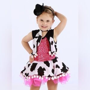 Curtain Call Cowgirl dance costume- size CXS (2-3)